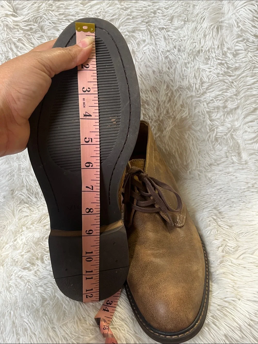 Vionic Men's Brown Leather Chukka Boots
